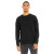 Custom BELLA+CANVAS Unisex Sponge Fleece Drop Shoulder Sweatshirt - Black Front view
