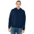 Custom BELLA+CANVAS Unisex Sponge Fleece Pullover DTM Hoodie - Navy Front view