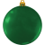 Full Color Custom Logo Round Shatterproof Ornament - Green 
