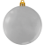 Full Color Custom Logo Round Shatterproof Ornament - Silver 