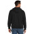 Custom Carhartt Midweight Thermal-Lined Full-Zip Sweatshirt - Black Back View 