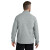 Custom Carhartt Textured Full-Zip Fleece Jacket - Heather Grey Back View 