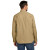 Custom Carhartt Force Solid Long Sleeve Shirt - Dark Khaki Back View 