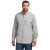Custom Carhartt Force Solid Long Sleeve Shirt - Steel Front View 