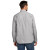 Custom Carhartt Force Solid Long Sleeve Shirt - Steel Back View 