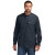 Custom Carhartt Force Solid Long Sleeve Shirt - Navy Front View 