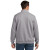 Custom Carhartt Midweight 1/4-Zip Mock Neck Sweatshirt - Heather Grey Back View 