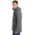 Custom Carhartt Super Dux Insulated Hooded Coat - Gravel Grey Side View 