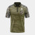 custom Mossy Oak Men's 4.4 oz. Polyester Interlock Polo with Pocket - MO Mountain Country Front view