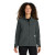 Custom Carhartt Womens Textured Full-Zip Fleece Jacket - Carbon heather Front view