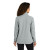 Custom Carhartt Womens Textured Full-Zip Fleece Jacket - Heather Grey Back view 