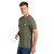 Custom Carhartt Force Short Sleeve Pocket T-Shirt - Basil Heather Side view