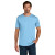 Custom Carhartt Force Sun Defender Short Sleeve T-Shirt - Fresh Water Blue Front view