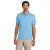 Custom Carhartt Force Sun Defender Polo - Fresh Water Blue Front view