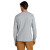 Custom Carhartt Long Sleeve T-Shirt - Heather Grey Back view