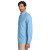 Custom Carhartt Force Sun Defender Long Sleeve Shirt - Fresh Water Blue Side view
