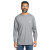 Custom Carhartt Workwear Pocket Long Sleeve T-Shirt - Heather Gray Front view