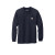 Custom Carhartt Long Sleeve Henley T-Shirt - Navy Front view