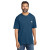 Custom Carhartt Workwear Pocket Short Sleeve T-Shirt - Lakeshore Blue Front view