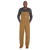 Custom Carhartt Short Firm Duck Insulated Bib Overalls - Carhartt Brown Front view
