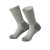 Custom Carhartt Force Midweight Crew Sock (3-Pack) - Charcoal Gray Front view