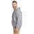 Custom Carhartt Tall Midweight Hooded Sweatshirt - Heather Grey Side view