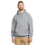 Custom Carhartt Tall Midweight Hooded Sweatshirt - Heather Grey Front view