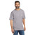 Custom Carhartt Tall Workwear Pocket Short Sleeve T-Shirt - Heather Grey Front view