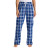 Custom District Women's Flannel Plaid Pant - Deep Royal 