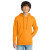 Custom District V.I.T. Fleece Hoodie - Marigold Heather Orange Front view