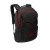 Custom The North Face Groundwork Backpack - TNF Dark Grey Heather Carninal Red Side view