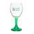 Custom 8.5 oz Aragon Wine Glasses - Green 