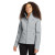Custom The North Face Women's Apex Barrier Soft Shell Jacket - TNF Light Grey Heather Front view
