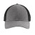 Custom The North Face Ultimate Trucker Cap - TNF Medium Grey Heather TNF Black Front view