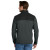 Custom The North Face Glacier Full-Zip Fleece Jacket - Asphalt Grey/TNF Black Back view