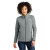 Custom The North Face Women's Glacier Full-Zip Fleece Jacket - TNF Medium Grey Heather Front view