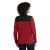 Custom The North Face Women's Glacier Full-Zip Fleece Jacket - Range Red TNF Black Back view