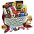 Custom Epicurean Delights Gourmet Gift Basket - Burgundy 