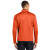 Custom The North Face Skyline Full-Zip Fleece Jacket - Zion Orange Heather Urban Navy Back view
