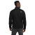 Custom The North Face Chest Logo Ridgewall Soft Shell Jacket - TNF Black Back view