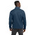 Custom The North Face Chest Logo Ridgewall Soft Shell Jacket - Shady Blue Back view