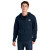 Custom The North Face Double-Knit Full-Zip Hoodie - Summit Navy Front view