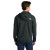 Custom The North Face Double-Knit Full-Zip Hoodie - Asphalt Grey Back view