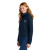 Custom The North Face Women's Double-Knit Full-Zip Hoodie - Summit Navy Side view