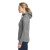 Custom Nike Women's Therma-FIT Full-Zip Fleece Hoodie - Dark Grey Heather Side view