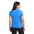 Custom Nike Women's Victory Solid Polo - Light Photo Blue Back view