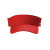 Custom Nike Dri-FIT Team Performance Visor - University Red Front view