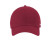 Custom Nike Heritage Cotton Twill Cap - Team Maroon Front view
