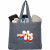 Custom Eon 5 oz Recycled Cotton Tote - Navy Front View