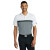 Custom Nike Dri-FIT Victory Colorblock Polo - White/Grey/Black Front View 